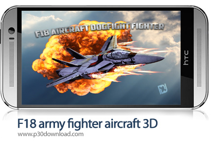 دانلود F18 army fighter aircraft 3D: Jet attack - بازی موبایل جنگنده اف 18