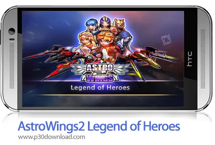 دانلود AstroWings2: Legend of Heroes - بازی موبایل افسانه عقاب ها