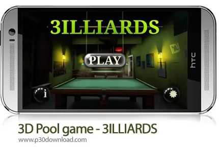 دانلود 3D Pool game - 3ILLIARDS - بازی موبایل بیلیارد سه بعدی