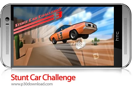 دانلود Stunt Car Challenge 3 v3.33 + Mod - بازی موبایل شیرین کاری با اتومبیل 3