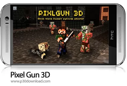 دانلود Pixel Gun 3D v21.3.1 - بازی موبایل تفنگ پیکسلی سه بعدی