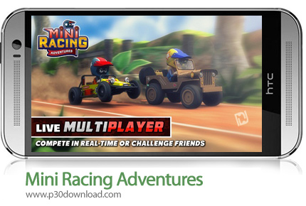 دانلود Mini Racing Adventures v1.23.4 + Mod - بازی موبایل اتومبیلرانی