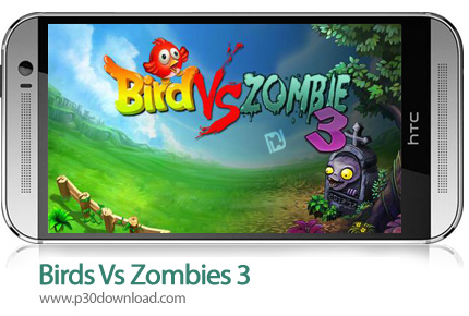 دانلود Birds Vs Zombies 3 - بازی موبایل پرنده ها در برابر زامبی ها