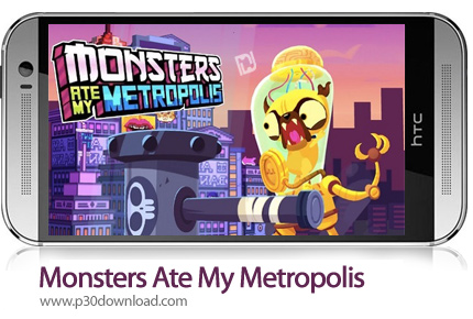 دانلود Monsters Ate My Metropolis - بازی موبایل هیولاها در کلانشهر