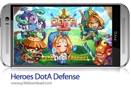 دانلود Heroes DotA Defense - بازی موبایل رنگین کمان دفاع