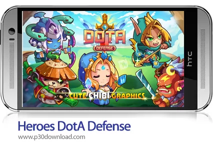 دانلود Heroes DotA Defense - بازی موبایل رنگین کمان دفاع