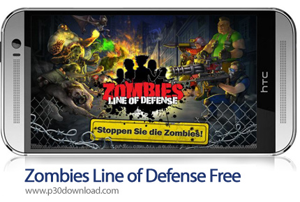 دانلود Zombies: Line of Defense Free - بازی موبایل زامبی ها: خط دفاع