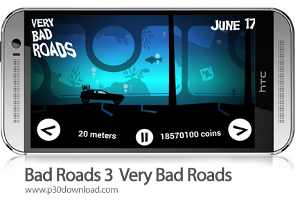 دانلود Bad Roads 3 : Very Bad Roads - بازی موبایل جاده های بد