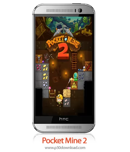 دانلود Pocket Mine 2 v3.12.2 + Mod - بازی موبایل معدنچی جواهرات