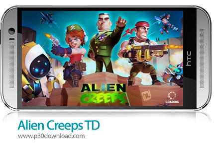 دانلود Alien Creeps TD v2.31.1 + Mods - بازی موبایل وحشت بیگانه