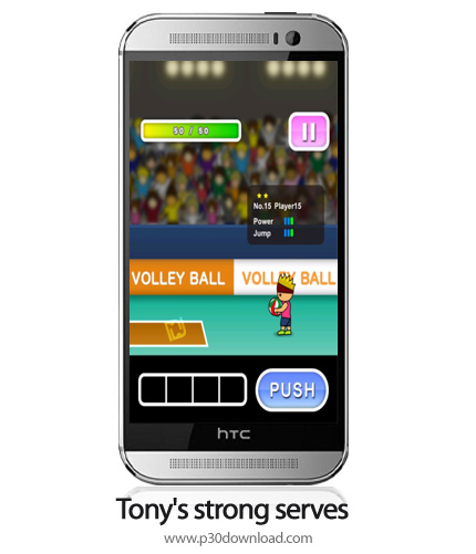 دانلود Tony's strong serves - بازی موبایل والیبال تونی
