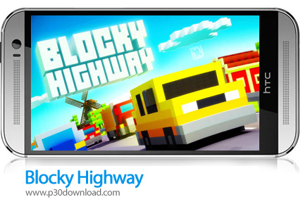دانلود Blocky Highway - بازی موبایل بزرگراه بلوکی
