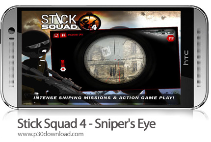 دانلود Stick Squad 4 - Sniper's Eye - بازی موبایل استیک تک تیرانداز 4