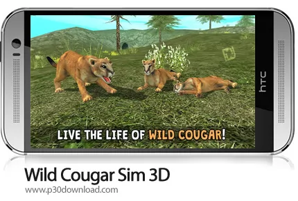 دانلود Wild Cougar Sim 3D - بازی موبایل شبیه سازی گربه های وحشی