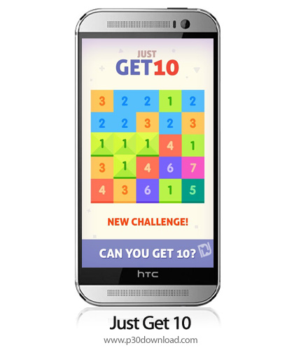 دانلود Just Get 10 - بازی موبایل کاشی های رنگارنگ
