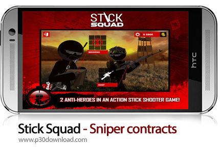 دانلود Stick Squad - Sniper contracts - بازی موبایل جوخه تک تیرانداز