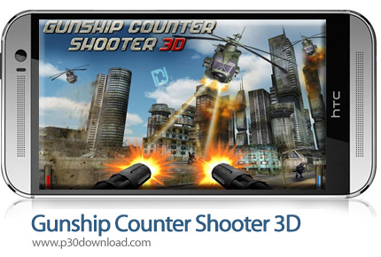 دانلود Gunship Counter Shooter 3D - بازی موبایل بالگرد زرهی