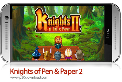 دانلود Knights of Pen & Paper 2 v2.5.73 + Mod - بازی موبایل شوالیه های قلم و کاغذ