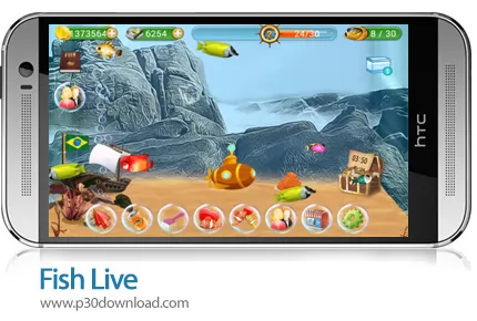 دانلود Fish Live - بازی موبایل زندگی ماهی ها