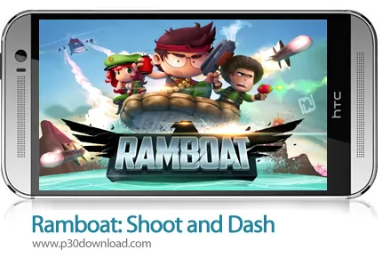 دانلود Ramboat: Shoot and Dash v4.1.5 + Mod - بازی موبایل رمبوت