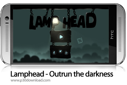 دانلود Lamphead - Outrun the darkness - بازی موبایل کله لامپی: خروج از تاریکی