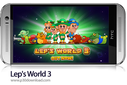 دانلود Lep's World 3 v1.9.9.1 + Mod - بازی موبایل جمع آوری سکه های طلا 3
