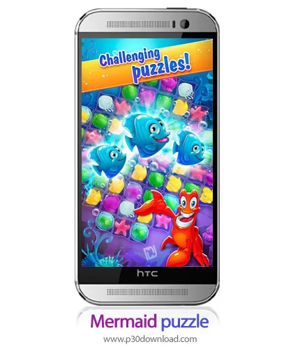 دانلود Mermaid puzzle v2.42.0 + Mod - بازی موبایل پازل مسحور کننده