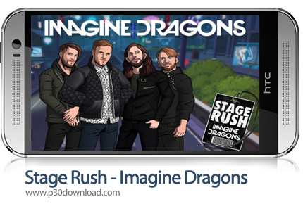 دانلود Stage Rush - Imagine Dragons - بازی موبایل نابودی خواننده توسط اژدها
