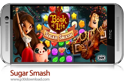 دانلود Sugar Smash v3.107 + Mod - بازی موبایل آب نبات های شکری