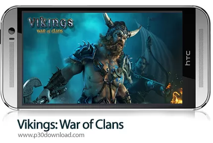 دانلود Vikings: War of Clans v5.0.2.1494 - بازی موبایل جنگ وایکینگ ها