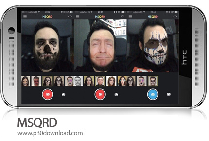 دانلود MSQRD - برنامه موبایل ضبط ویدئوهای سلفی با ماسک