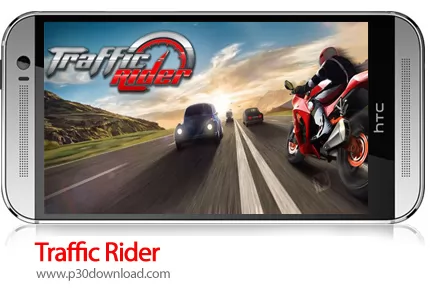 دانلود Traffic Rider v1.70 + Mod - بازی موبایل موتورسواری در ترافیک