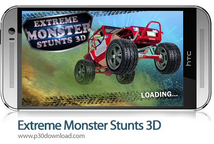 دانلود Extreme Monster Stunts 3D - بازی موبایل کنترل ماشین های غول پیکر