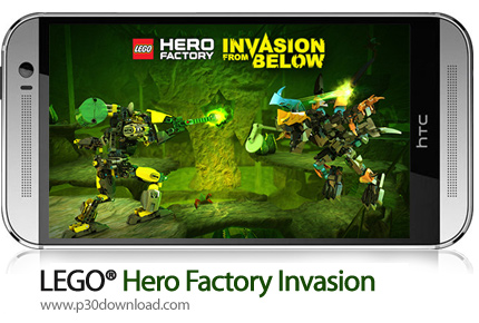 دانلود LEGO® Hero Factory Invasion - بازی موبایل لگو: تهاجم کارخانه قهرمانان