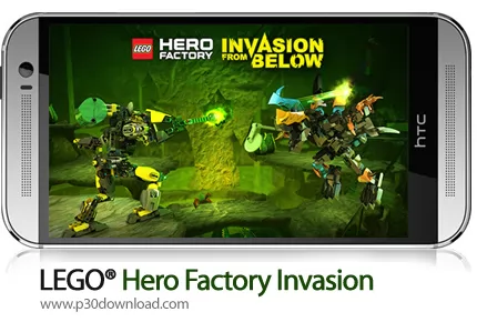 دانلود LEGO® Hero Factory Invasion - بازی موبایل لگو: تهاجم کارخانه قهرمانان