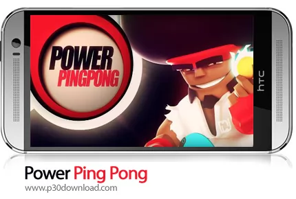 دانلود Power Ping Pong v1.2.1 + Mod - بازی موبایل پینگ پنگ قدرتی