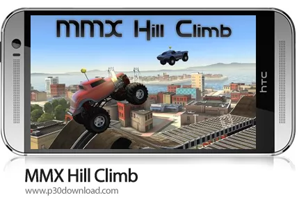 دانلود MMX Hill Climb v1.0.10470.10489 + Mod - بازی موبایل صعود کامیون