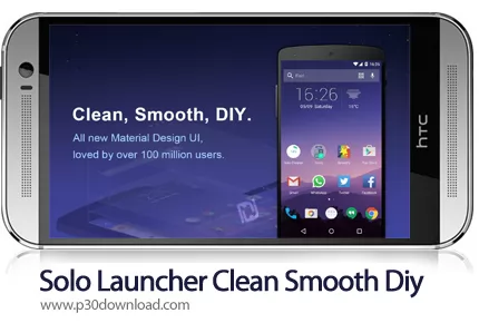دانلود Solo Launcher Clean Smooth Diy - برنامه موبایل سولو لانچر