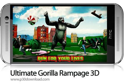 دانلود Ultimate Gorilla Rampage 3D - بازی موبایل خشم گوریل