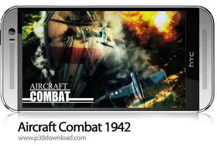 دانلود Aircraft Combat 1942 v1.1.3 + Mod - بازی موبایل نبردهای هوایی