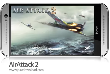 دانلود AirAttack 2 v1.4.0 + Mod - بازی موبایل حمله هوایی 2