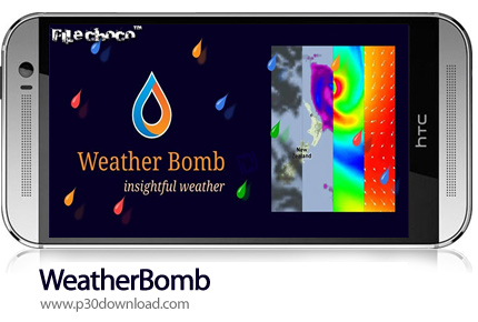 دانلود WeatherBomb - برنامه موبایل بمب آب و هوا