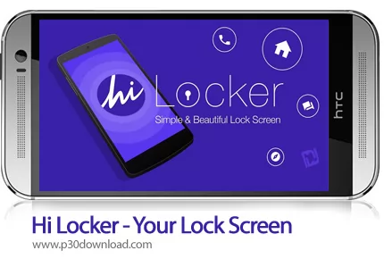 دانلود Hi Locker - Your Lock Screen Premium v2.0.9 Unlocked - برنامه موبایل لاک اسکرین