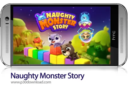 دانلود Naughty Monster Story - بازی موبایل داستان هیولای بدذات