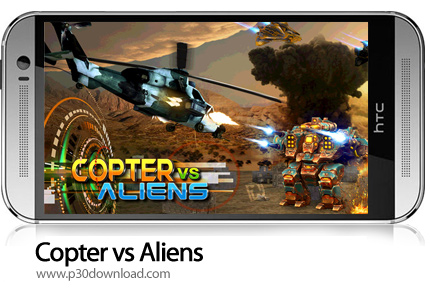 دانلود Copter vs Aliens - بازی موبایل هلی کوپتر در مقابل بیگانگان