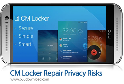 دانلود CM Locker Repair Privacy Risks - برنامه موبایل لاک اسکرین