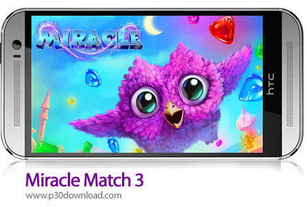 دانلود Miracle Match 3 v1.24 + Mod - بازی موبایل میراکل