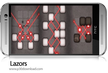 دانلود Lazors - بازی موبایل اشعه قرمز