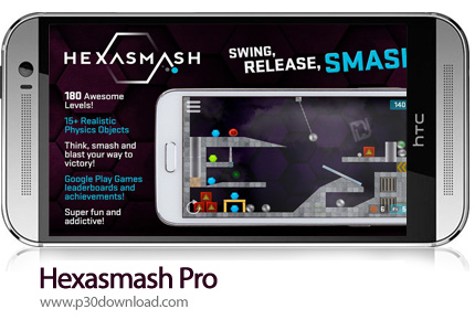 دانلود Hexasmash Pro v1.04 - بازی موبایل آونگ هگزا