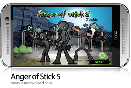 دانلود Anger of Stick 5 v1.1.46 + Mod - بازی موبایل خشم آدمک 5